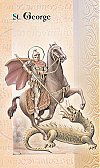St. George Folding Prayer Card, 10-Pack, # 59173